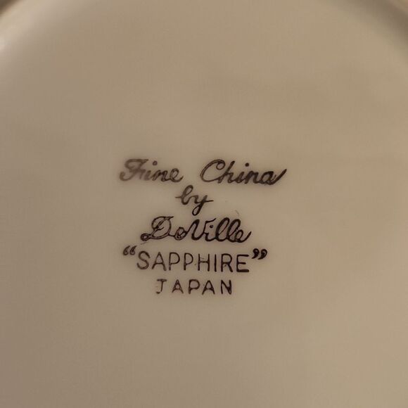 Sapphire by Deville Fruit Dessert Sauce Bowl Vintage - Picture 5 of 6